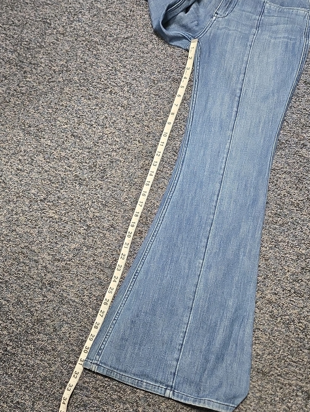 Anthropologie Pilcro and the Letterpress Ultra High-Rise Flare Jeans Size 27 - Picture 11 of 13